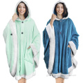 Wearable Blanket Custom sherpa wearable Sweatshirt Hooded Blanket with pocket Supplier